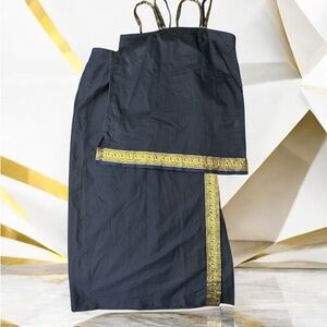 Quasi Moda Elegant Blue and Gold Traditional Wear, size M NWT